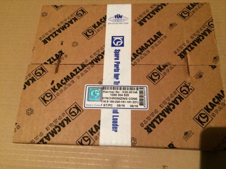 КОЛЬЦО БЛОКИРУЮЩЕЕ СИНХРОНИЗАТОРА ПЕРВОЙ ВТОРОЙ ПЕРЕДАЧИ (Kacmazlar)